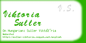 viktoria suller business card